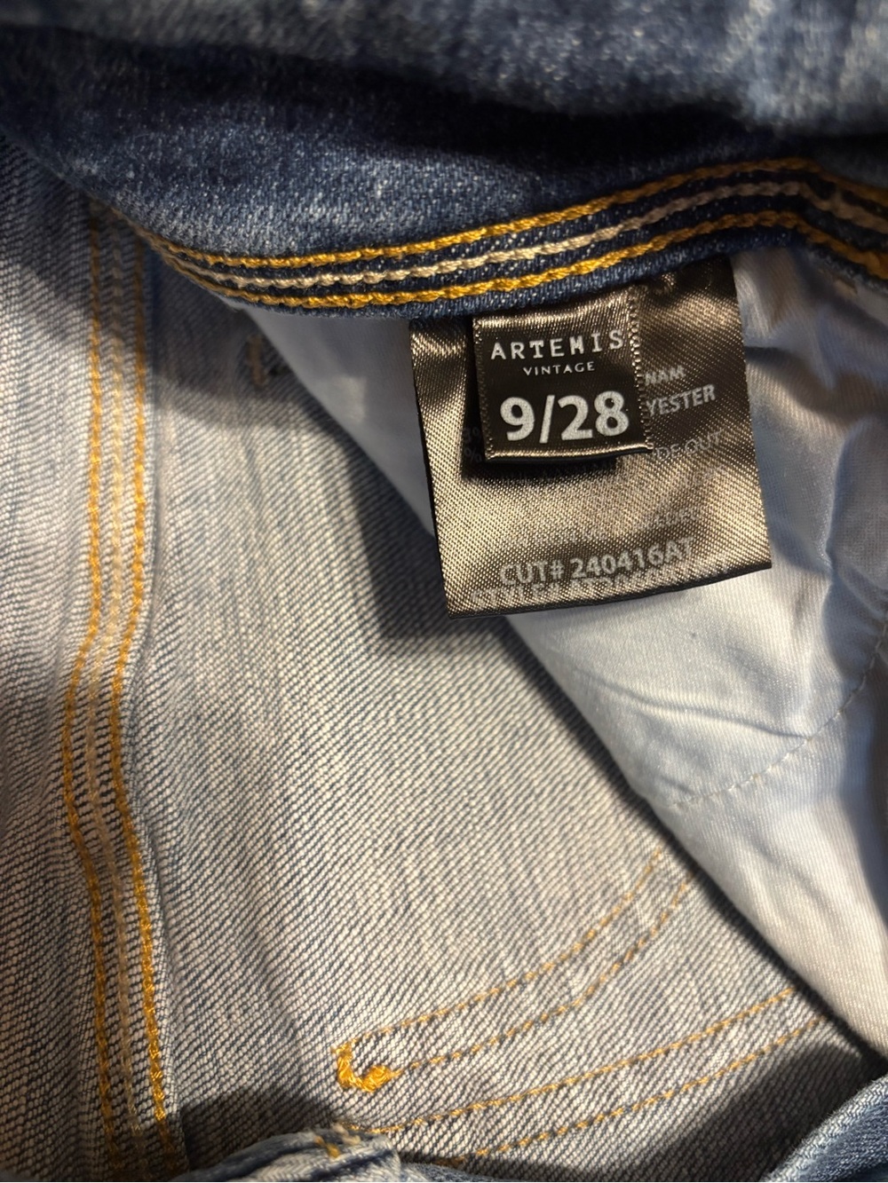 Artemis Design Co. Women's Boot Cut Jeans in Light Blue Wash - Picture 5 of 5